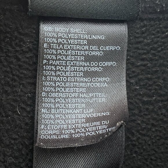 The North Face Boys WindWall Full Zip Jacket Black Size L (14/16) Coat - Picture 4 of 9